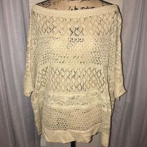 Anthropology Moth laced Sweater ✅